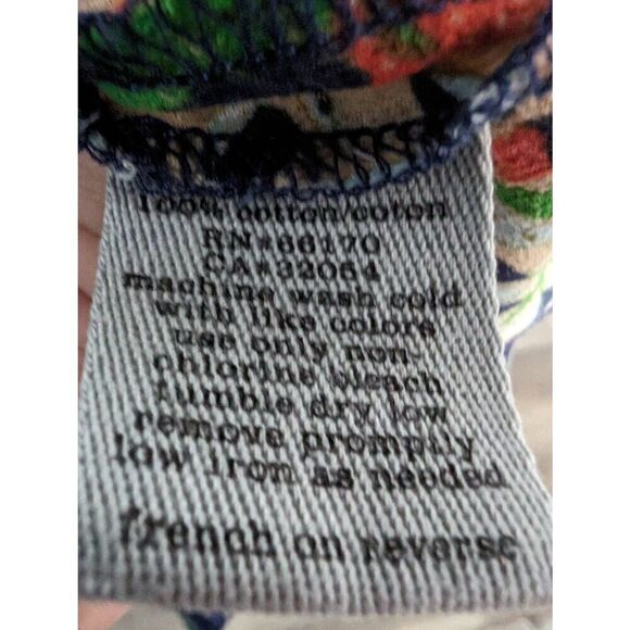 Ecote Short Sleeve Dress with Floral Print With Cutout Back Women's Size Small - Picture 6 of 8